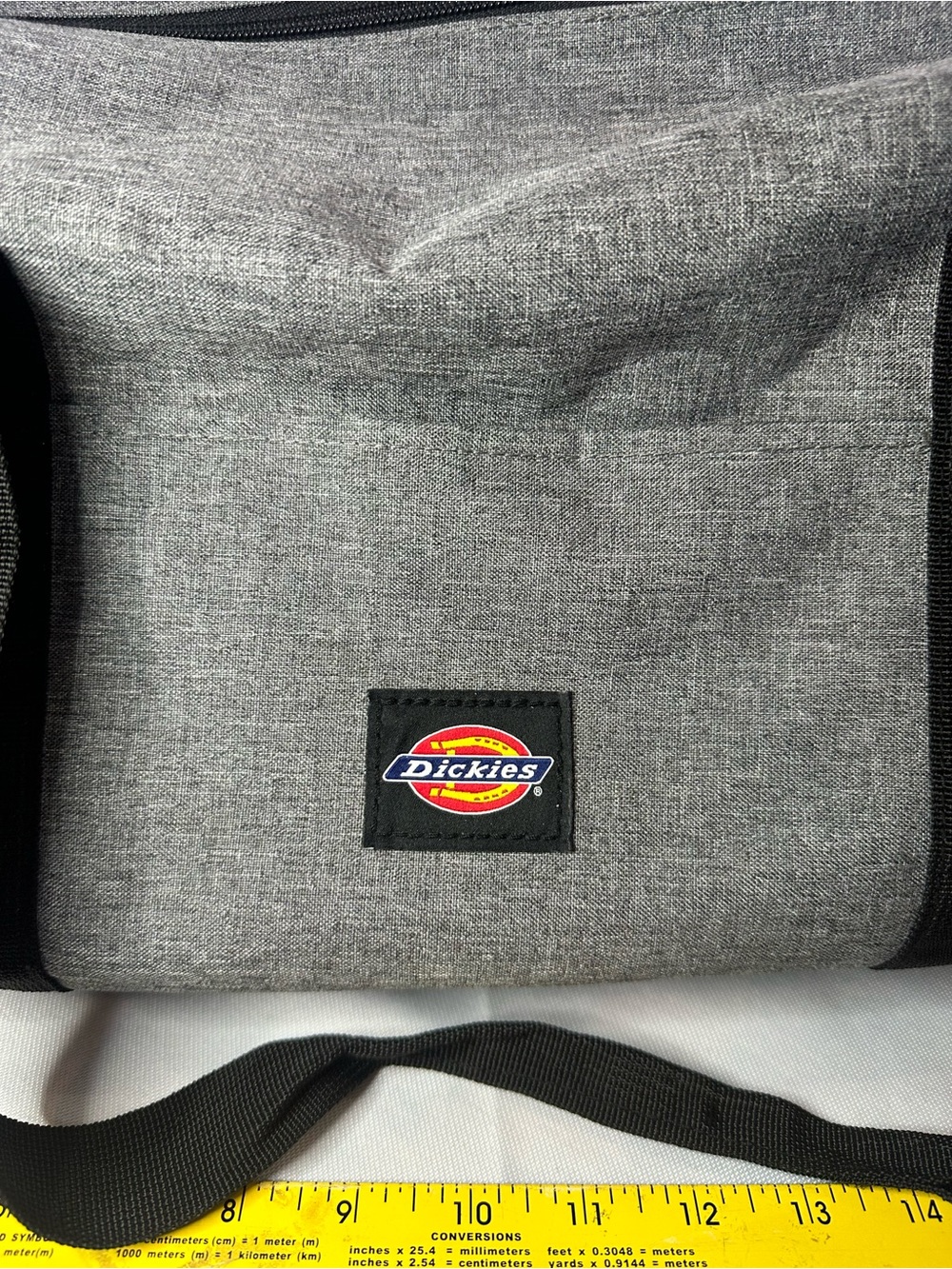Dickies Gray Travel Duffel with Black Straps - Picture 3 of 9